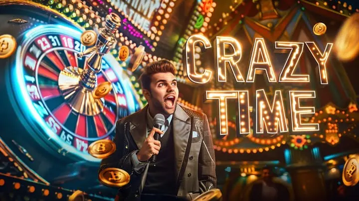82JL COM Crazy Time live casino show with bonus rounds and interactive wheel gameplay 82JL COM Crazy Time live casino game show